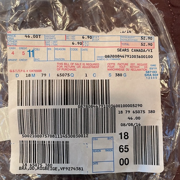 Vanity Fair strapless bra 38DD - Picture 4 of 4